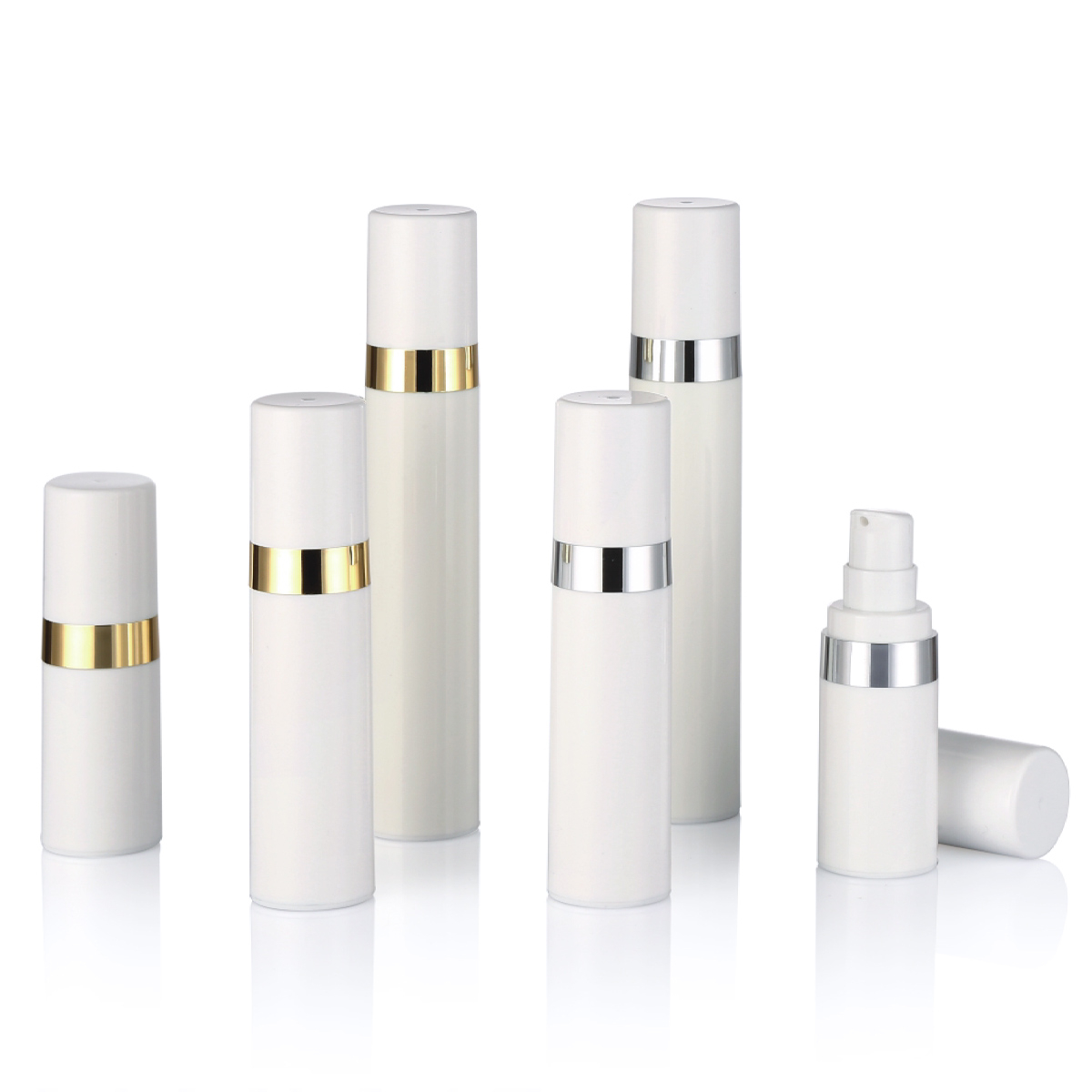 15ml 30ml 50ml 塑料PP真空护肤霜乳液泵瓶L16